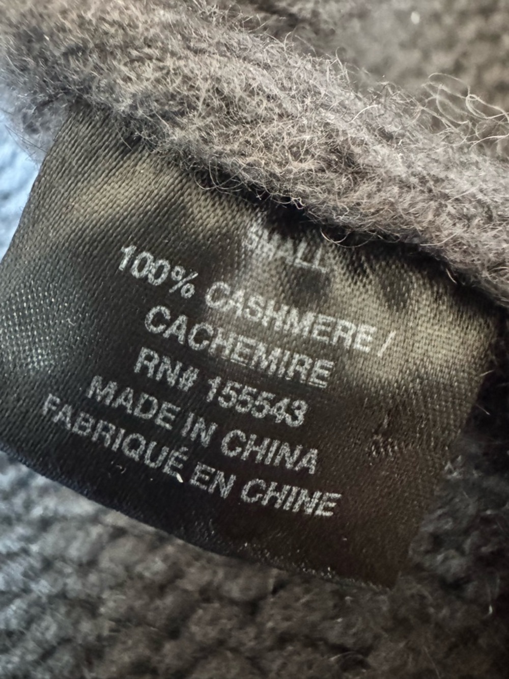 Sablyn Cashmere Cropped Cardigan Sweater Gray Grey Button Down Small - Picture 4 of 8